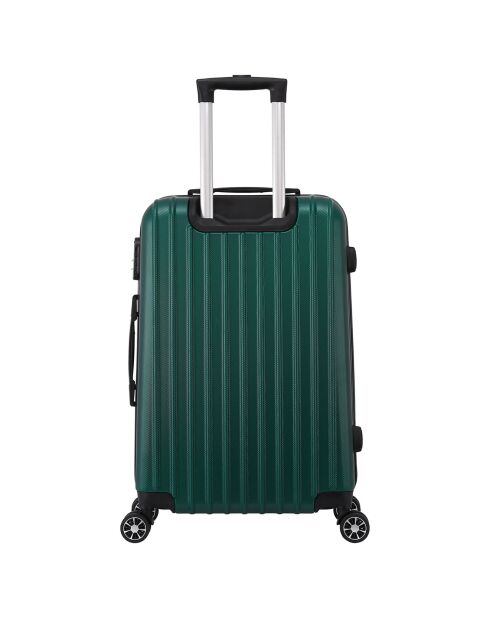 2 Valises 4 roues doubles Saturn 55/75 cm vert kaki