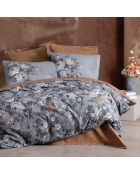 Parure housse de couette Lenora marron