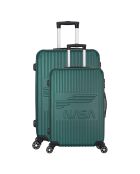 2 Enterprise 4 Doppelrollkoffer 55/65 cm khakigrün