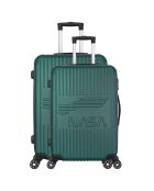 2 Enterprise 4 Doppelrollkoffer 55/75 cm khakigrün