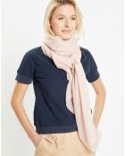 Foulard Doucette vieux rose - 90x180 cm