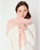 Foulard Doucette vieux rose - 90x180 cm