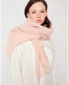 Foulard Doucette vieux rose - 90x180 cm