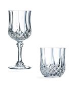 Set de vidrio transparente Longchamp - 16 piezas