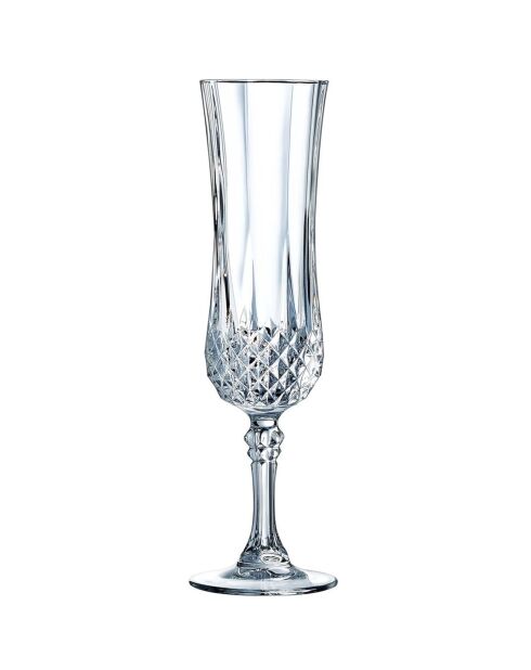 Service de verres Longchamp transparent - 24 pièces