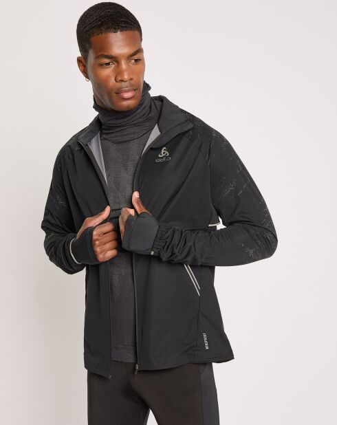Veste de running réfléchissante Zeroweight Pro Warm noire