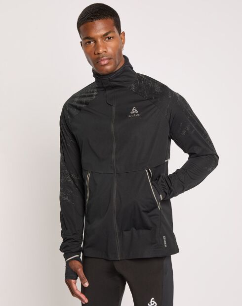 Veste de running réfléchissante Zeroweight Pro Warm noire