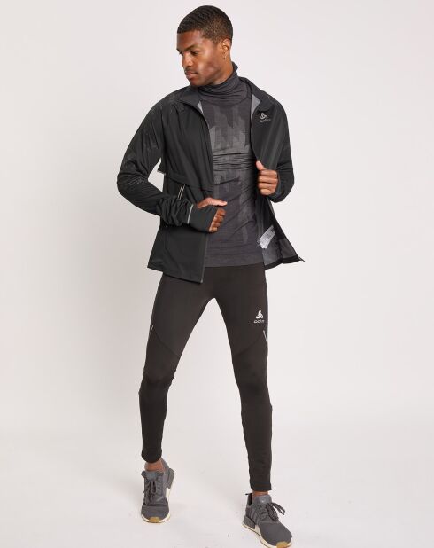 Veste de running réfléchissante Zeroweight Pro Warm noire