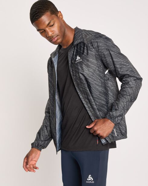 Veste de running Zeroweight imprimée noire