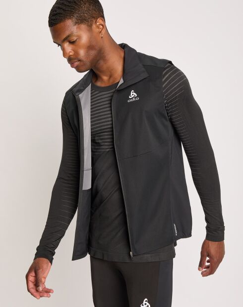 Veste sans manches de running Zeroweight Warm noire