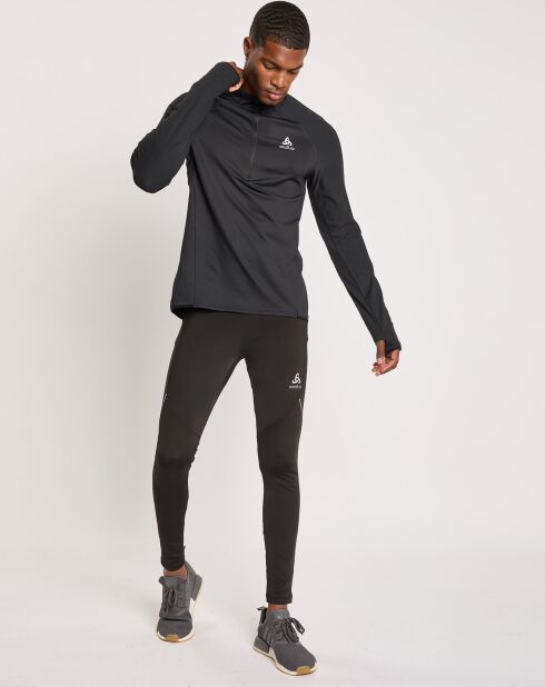 Pull de running 1/2 zip Zeroweight noir