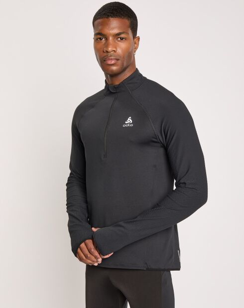 Pull de running 1/2 zip Zeroweight noir