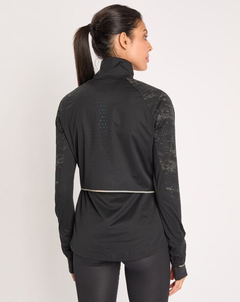 Veste de running réfléchissante Zeroweight Pro Warm noire