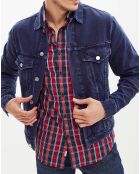 Veste en Jean courte bleue