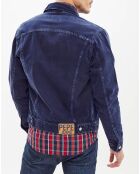 Veste en Jean courte bleue