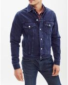 Veste en Jean courte bleue