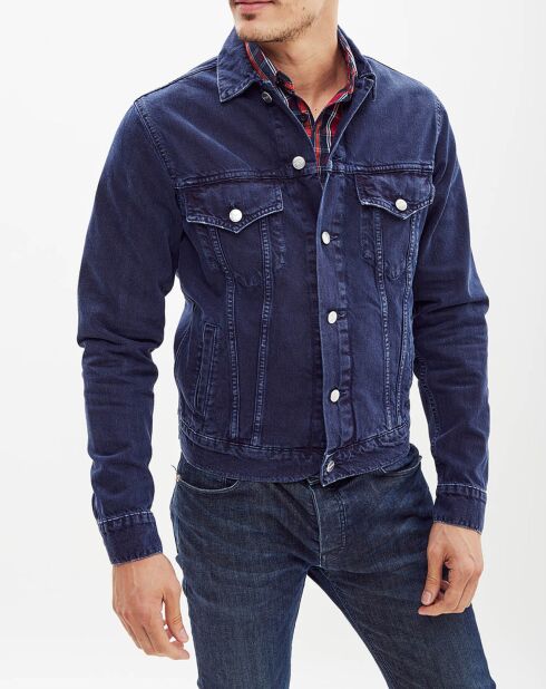 Veste en Jean courte bleue