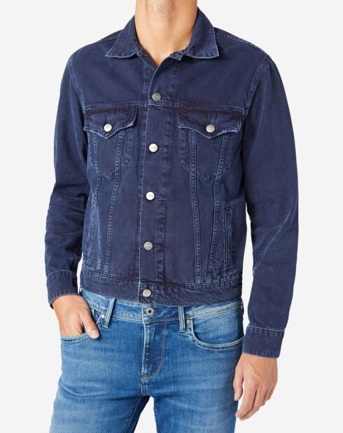 Veste en Jean courte bleue