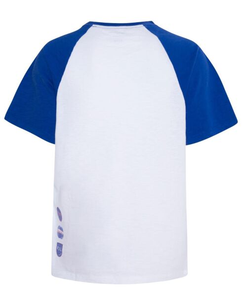 T-Shirt Logo Archive blanc/bleu