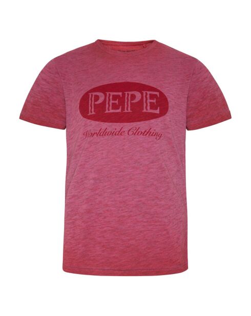 T-Shirt chiné Logo Archive rouge