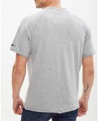 T-Shirt chiné No Logo gris