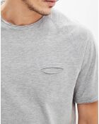 T-Shirt chiné No Logo gris