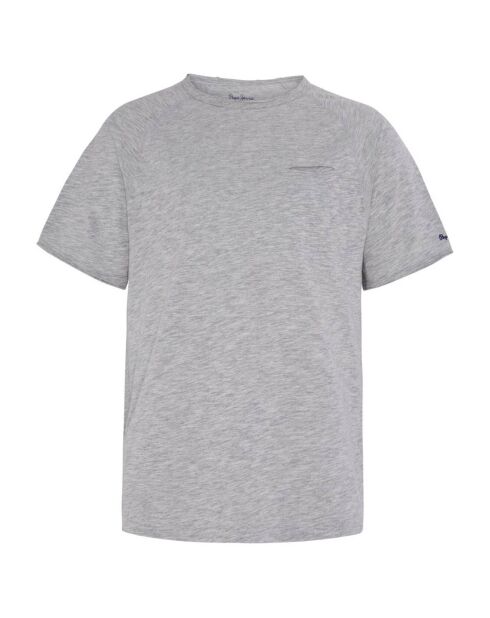 T-Shirt chiné No Logo gris