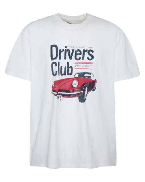 T-Shirt Waldo Car blanc