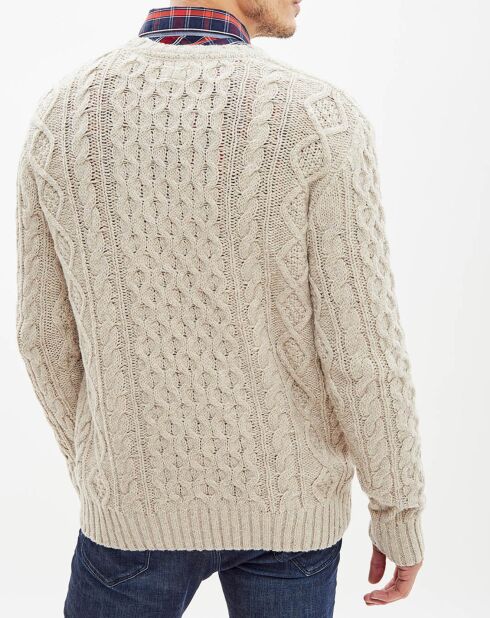 Pull en Laine mélangée Steve beige