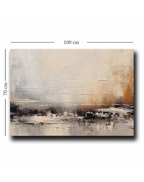 Pittura decorativa su tela Gradiente di colore - 70x100 cm
