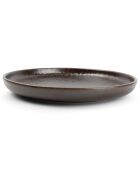 4 Assiettes dessert Tabo brun - D.22 cm