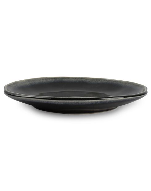 4 Assiettes dessert Capri bleues - D.21 cm