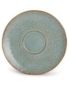 4 Tasses à café et soucoupes Mielo bleu/vert - 20 cl