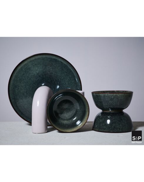4 Tasses à expresso Stitch bleu/vert - 9 cl