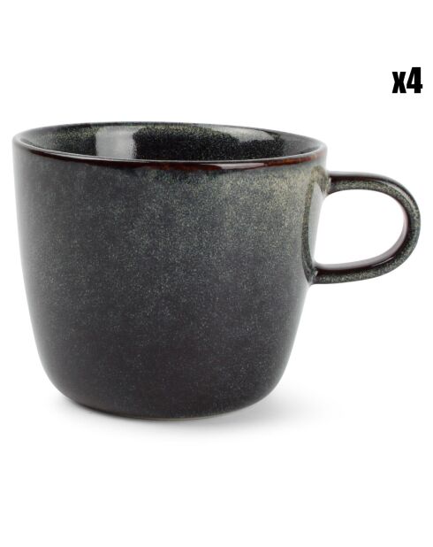 4 Mugs Stitch bleu/vert - 30 cl