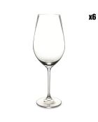 6 Verres à vin Tinta transparents - 54 cl
