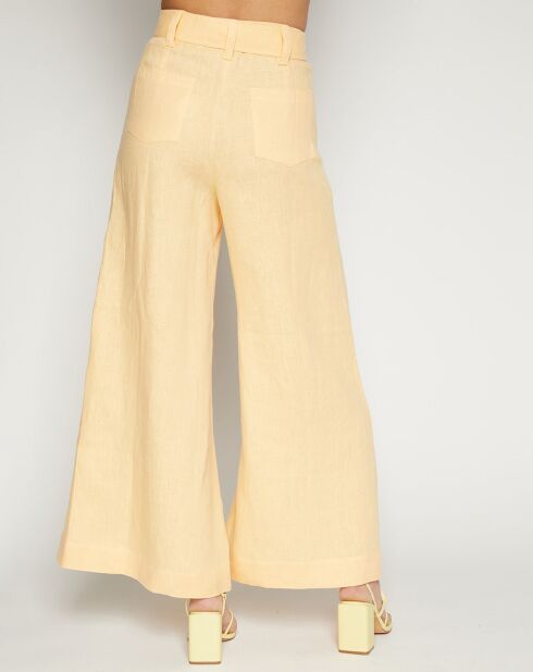 Pantalon Rose Wide orange clair