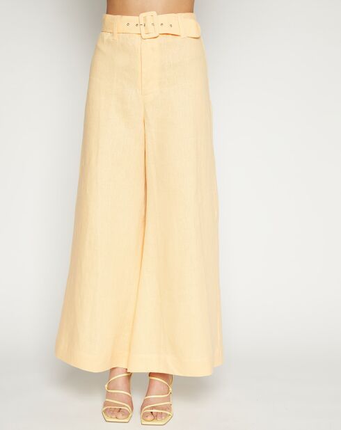 Pantalon Rose Wide orange clair