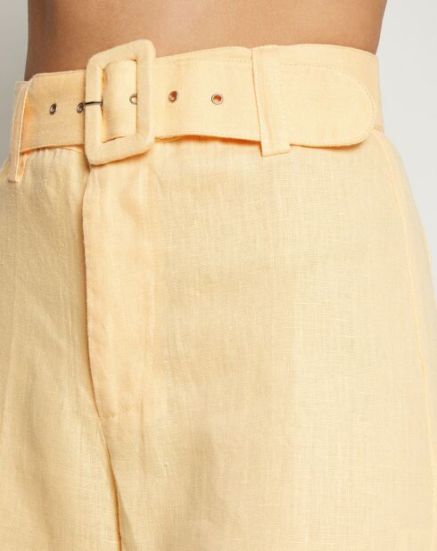 Pantalon Rose Wide orange clair