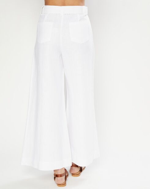 Rose Wide witte broek