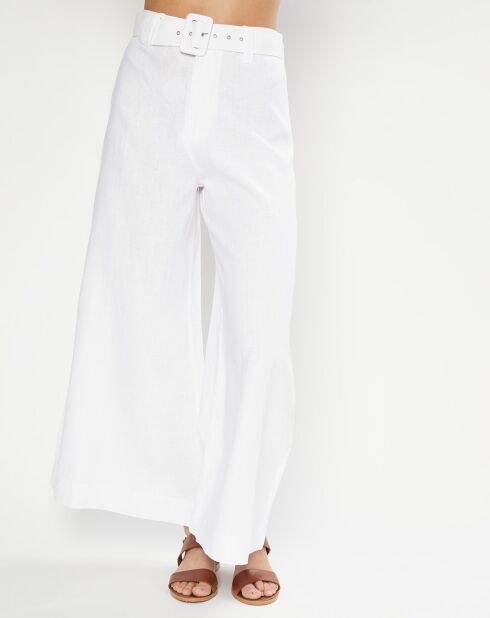 Rose Wide witte broek