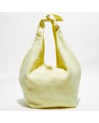 Tote Bag 100% Lin Hanna jaune clair - 50x42 cm