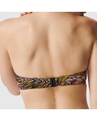 Haut de maillot de bain Coque Bandeau amovible Straps Ethnic wax