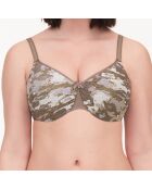 Soutien-gorge Très Enveloppant avec armatures Magnifique camouflage multicolore