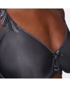 Soutien-gorge Enveloppant Moulé avec armatures Hedona gris profond