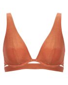 Haut de maillot de bain Plongeant avec armatures Salama terra lurex