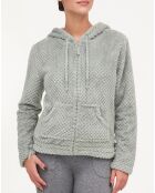 Veste en Polaire Coco gris chiné