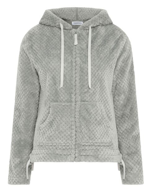 Veste en Polaire Coco gris chiné