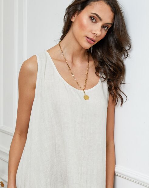 Robe 100% Lin Adina beige