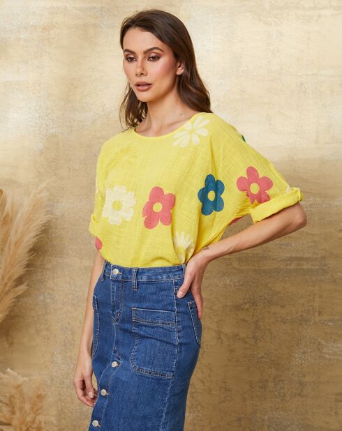 Top Aphrodite jaune